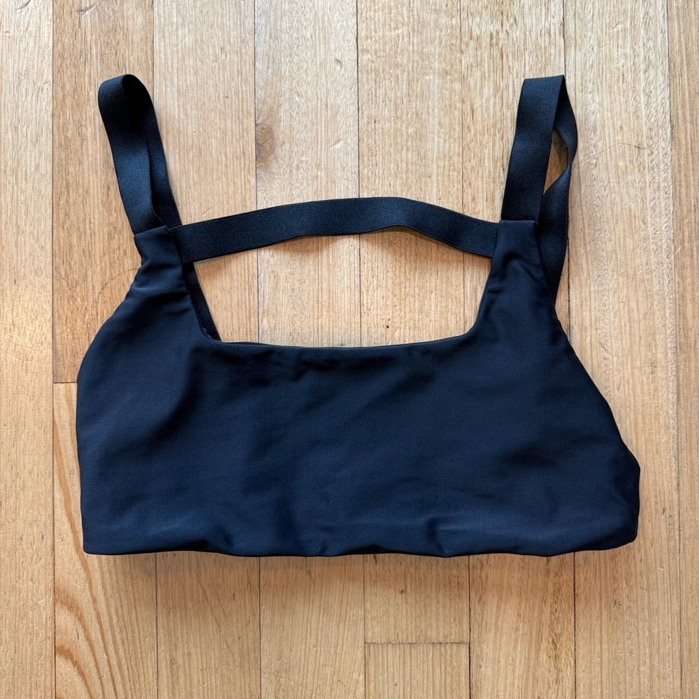 Mikoh Black Cutout Bikini Top | Size: M - Picture 2 of 4